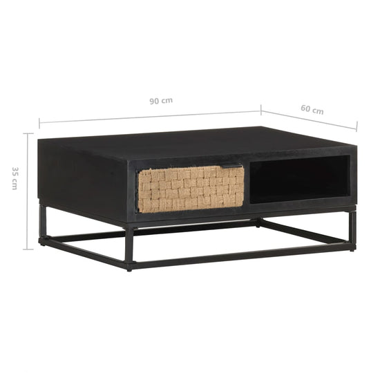 Salontafel 90x60x35 cm massief mangohout MeubelReus
