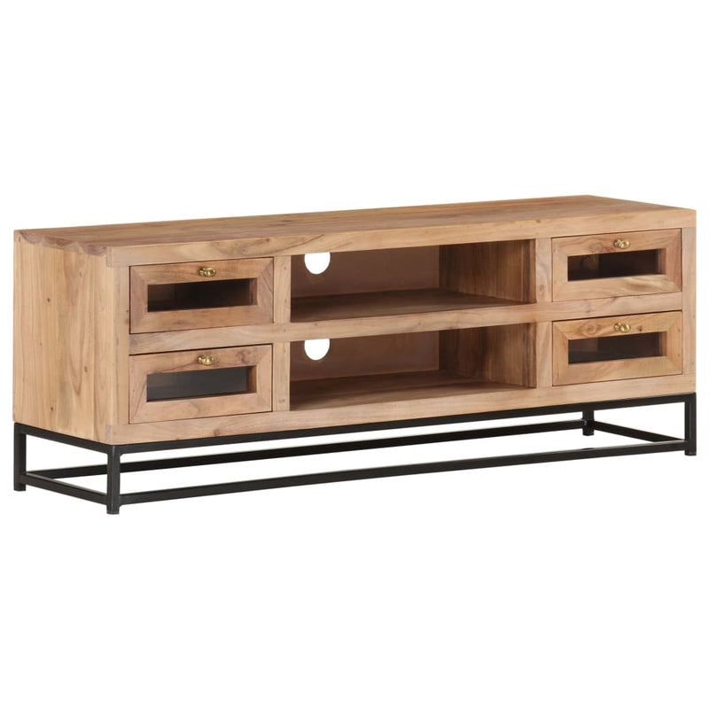 Tv-meubel 110x30x40 cm massief acaciahout MeubelReus