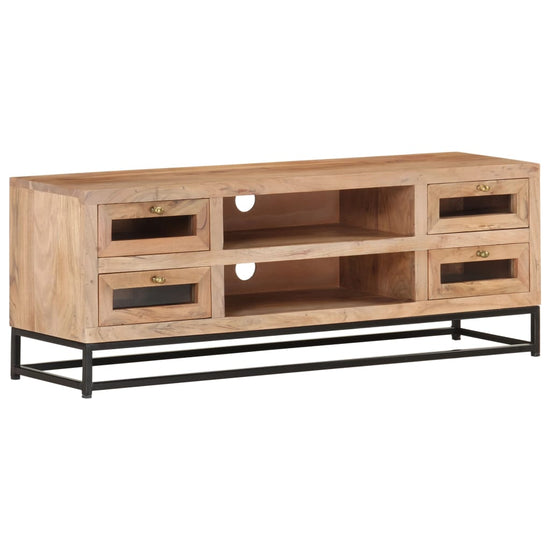 Tv-meubel 110x30x40 cm massief acaciahout MeubelReus