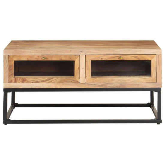 Salontafel 90x60x40 cm massief acaciahout MeubelReus