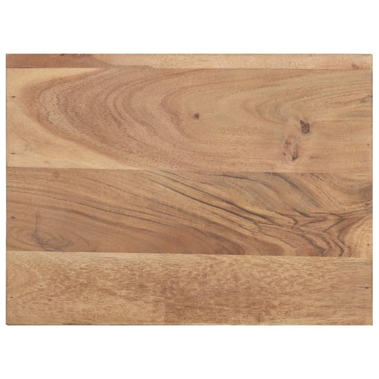 Nachtkastje met natuurlijke rand 40x30x50 cm massief acaciahout MeubelReus