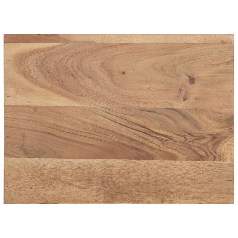 Nachtkastje met natuurlijke rand 40x30x50 cm massief acaciahout MeubelReus