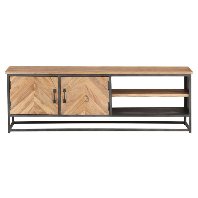 Tv-meubel 120x30x40 cm massief acaciahout MeubelReus