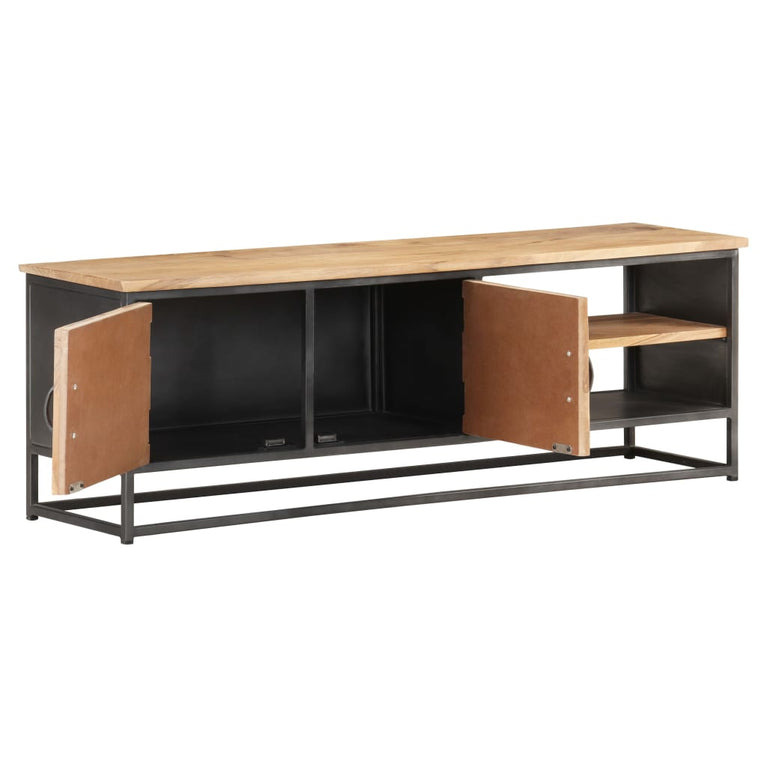 Tv-meubel 120x30x40 cm massief acaciahout MeubelReus