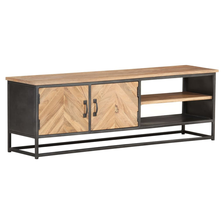 Tv-meubel 120x30x40 cm massief acaciahout MeubelReus