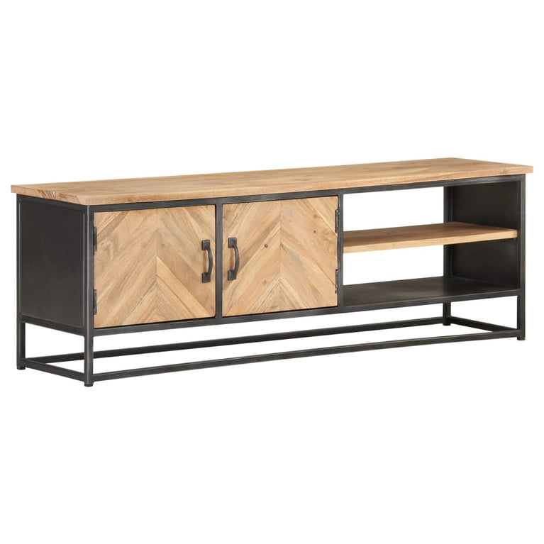 Tv-meubel 120x30x40 cm massief acaciahout MeubelReus