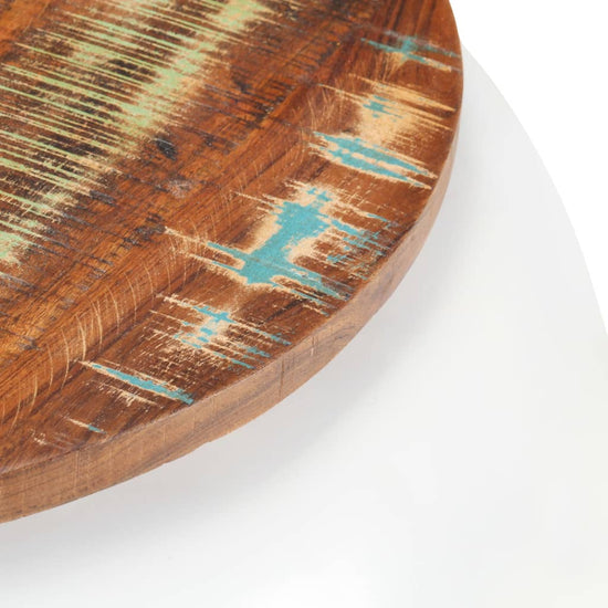 Salontafel 68x68x30 cm massief gerecycled hout wit MeubelReus