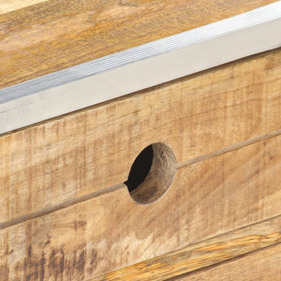 Salontafel 89x59x33 cm massief ruw mangohout MeubelReus