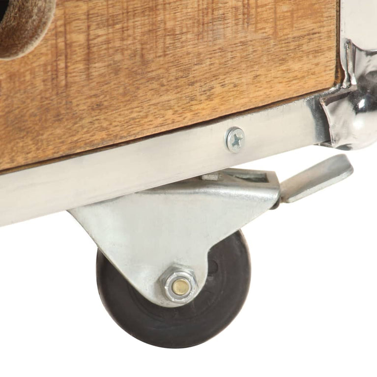 Salontafel 89x59x33 cm massief ruw mangohout MeubelReus