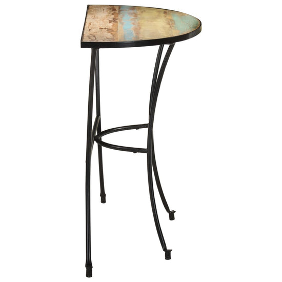 Bijzettafel 110x40x77 cm massief gerecycled hout MeubelReus