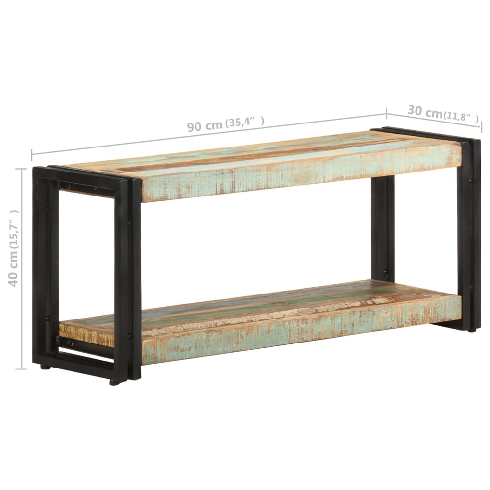 Tv-meubel 90x30x40 cm massief gerecycled hout MeubelReus