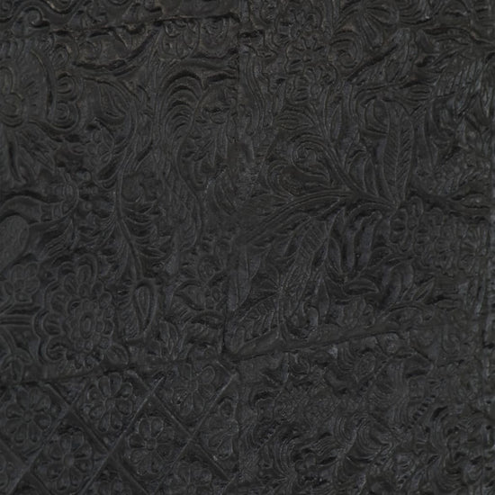 Tv-meubel 115x30x46 cm massief mangohout zwart MeubelReus