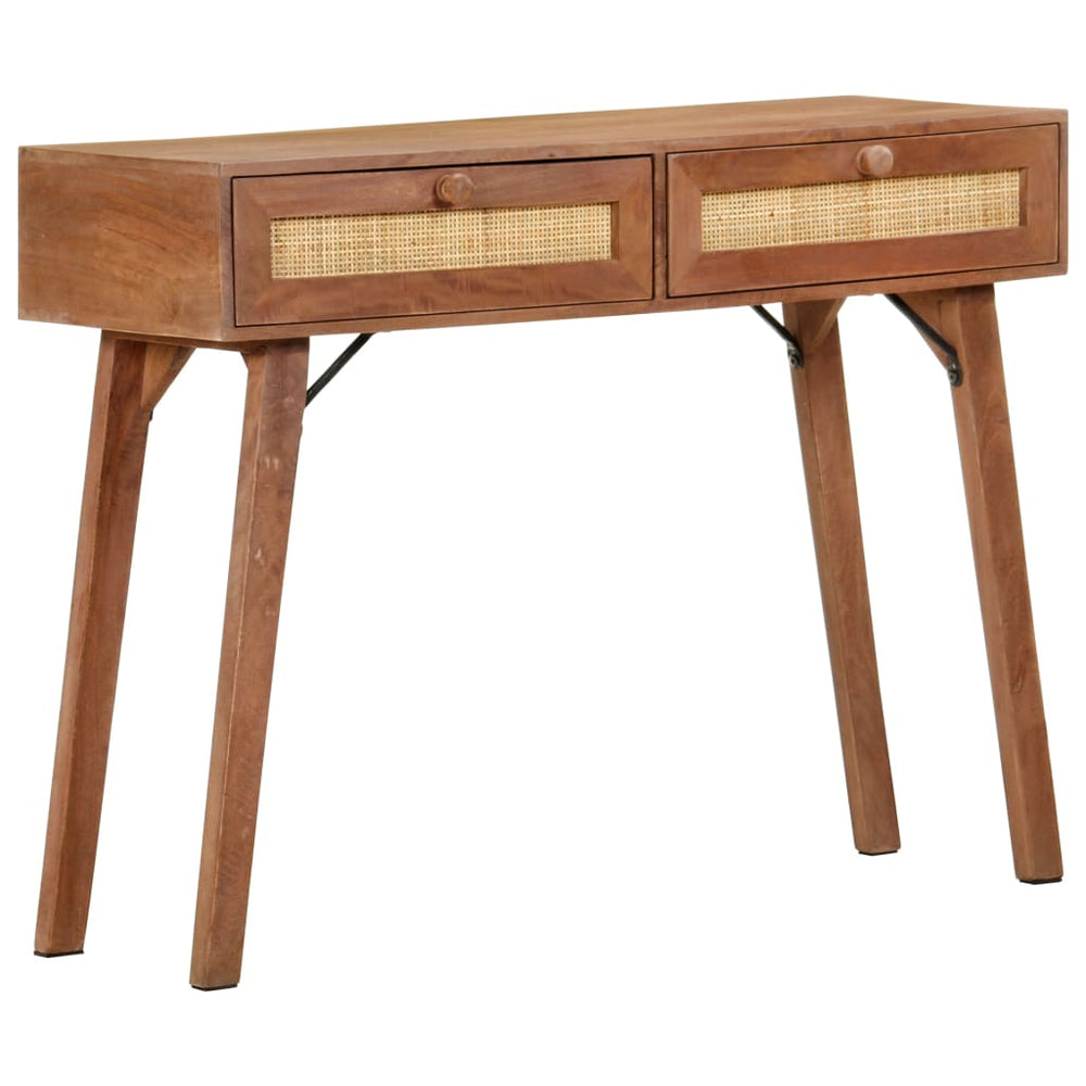 Wandtafel 100x35x76 cm massief mangohout MeubelReus