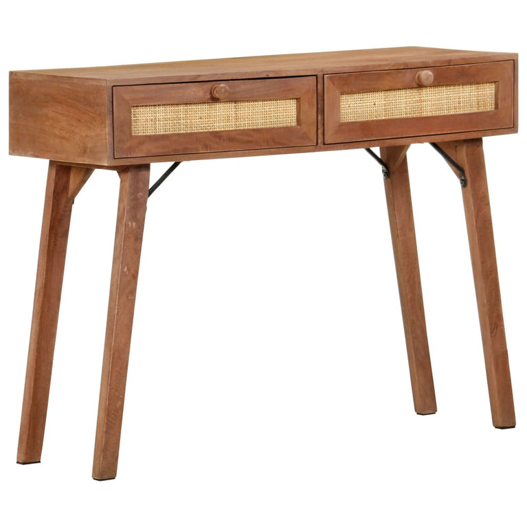 Wandtafel 100x35x76 cm massief mangohout MeubelReus