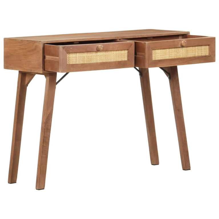 Wandtafel 100x35x76 cm massief mangohout MeubelReus