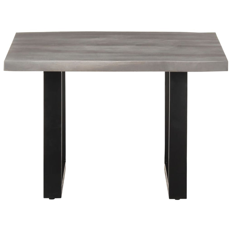 Salontafel met natuurlijke randen 60x60x40 cm acaciahout MeubelReus