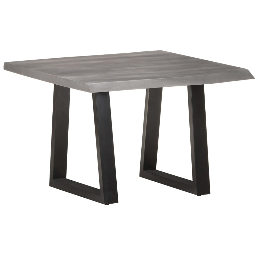 Salontafel met natuurlijke randen 60x60x40 cm acaciahout MeubelReus