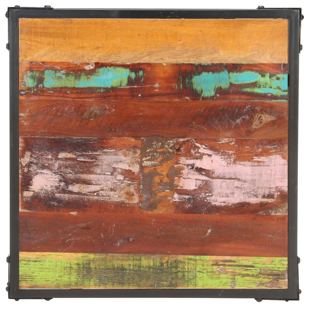 Salontafel 60x60x35 cm massief gerecycled hout MeubelReus