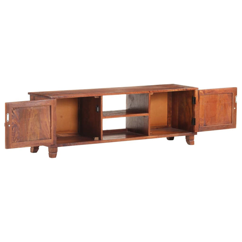 Tv-meubel 120x30x41 cm massief acaciahout honingbruin MeubelReus