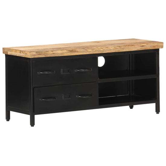 Tv-meubel 90x30x41 cm ruw mangohout MeubelReus