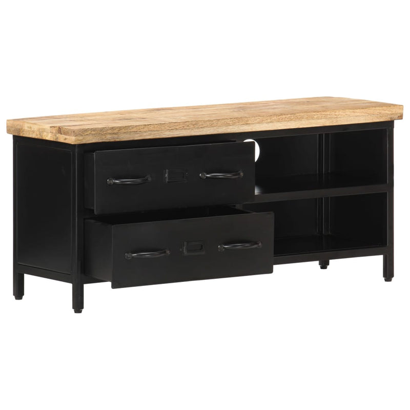 Tv-meubel 90x30x41 cm ruw mangohout MeubelReus
