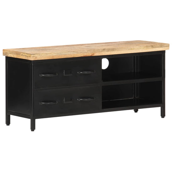 Tv-meubel 90x30x41 cm ruw mangohout MeubelReus