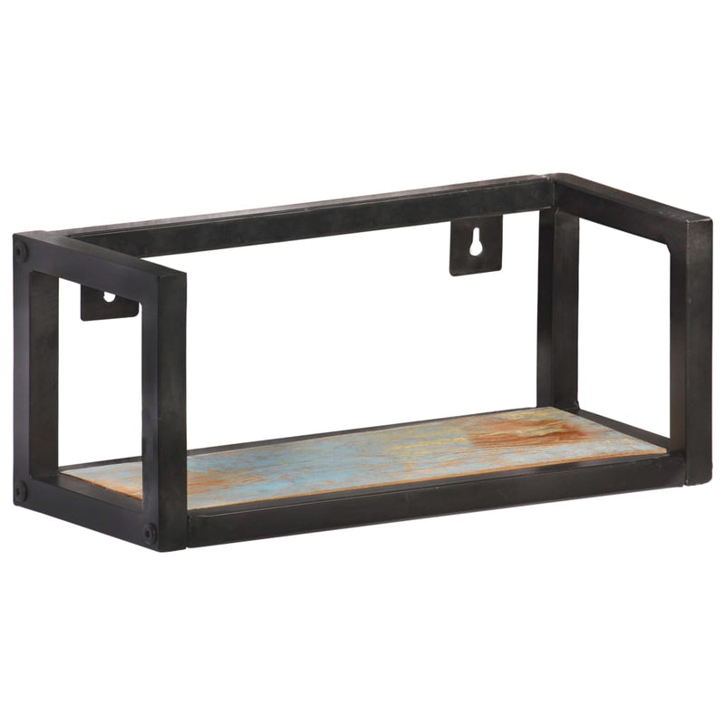 Wandschappen 2 st 40 cm massief gerecycled hout MeubelReus