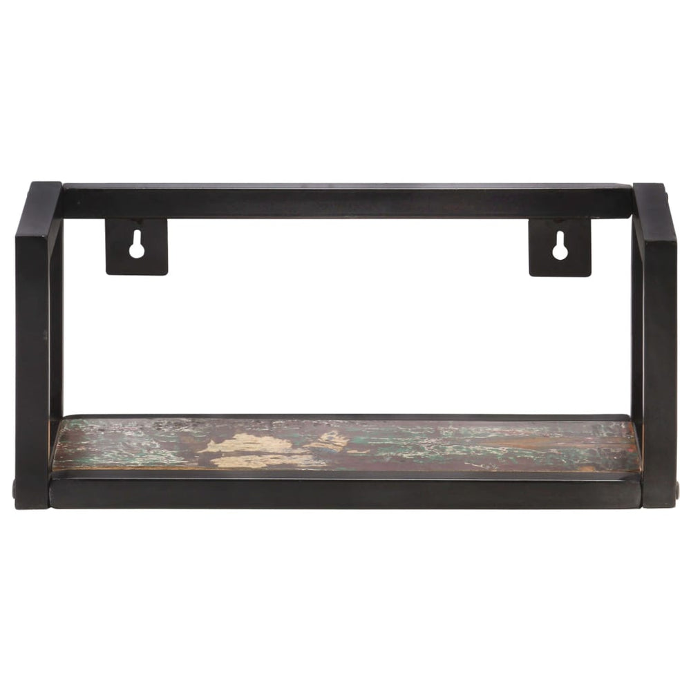 Wandschappen 2 st 40 cm massief gerecycled hout MeubelReus