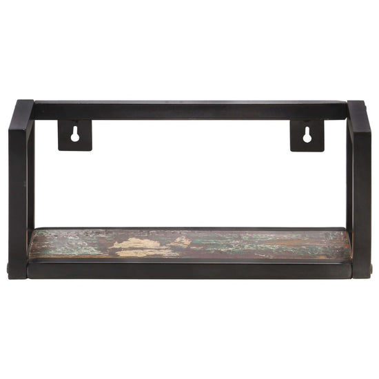 Wandschappen 2 st 40 cm massief gerecycled hout MeubelReus