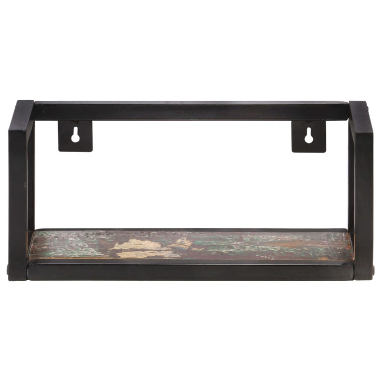 Wandschappen 2 st 40 cm massief gerecycled hout MeubelReus
