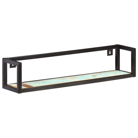 Wandschappen 2 st 80 cm massief gerecycled hout MeubelReus