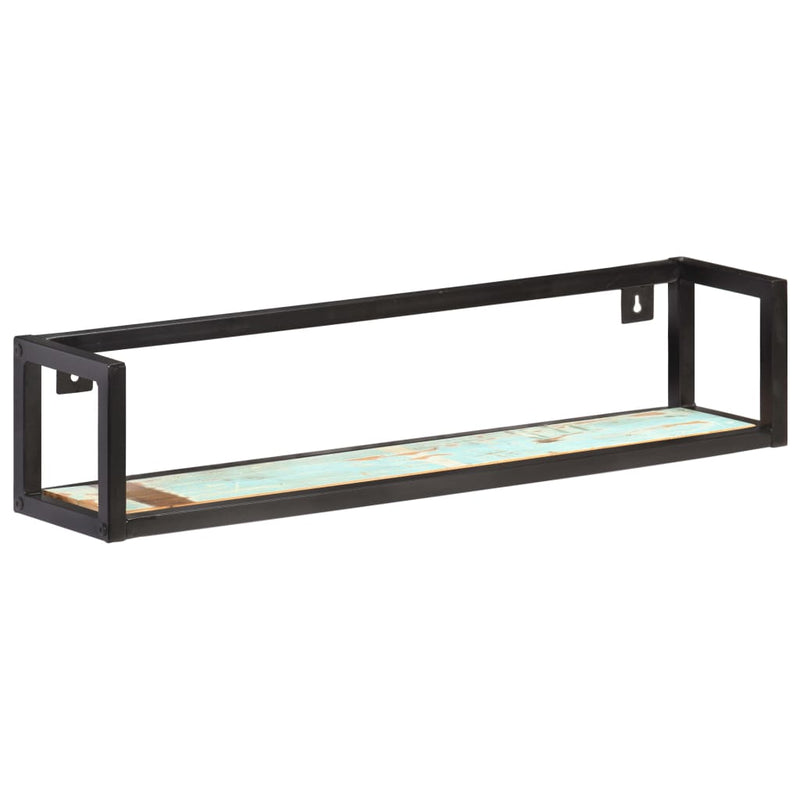 Wandschappen 2 st 80 cm massief gerecycled hout MeubelReus