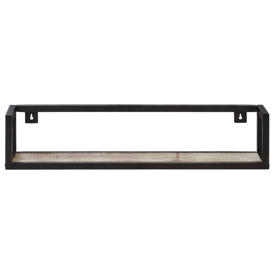 Wandschappen 2 st 80 cm massief gerecycled hout MeubelReus