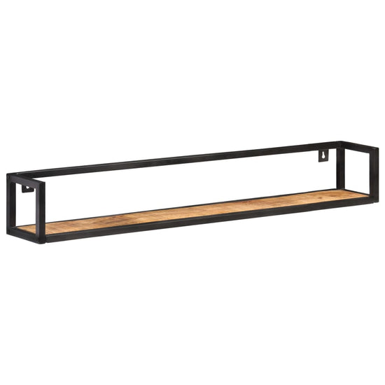 Wandschappen 2 st 120 cm ruw mangohout MeubelReus