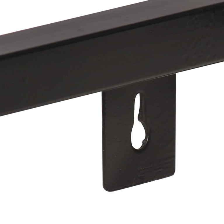 Wandschappen 2 st 120 cm ruw mangohout MeubelReus