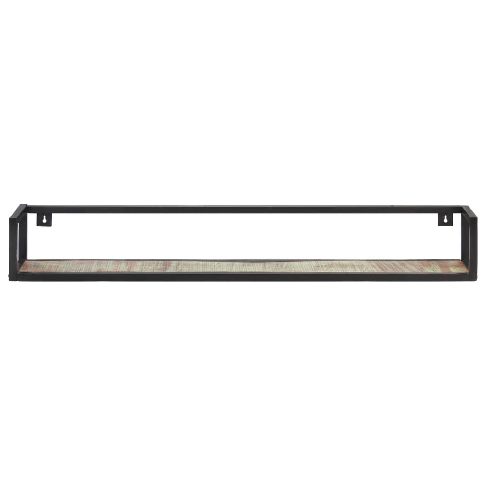 Wandschappen 2 st 120 cm massief gerecycled hout MeubelReus