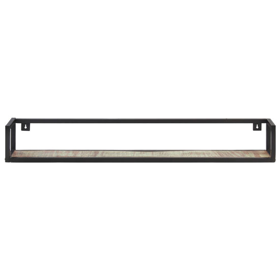 Wandschappen 2 st 120 cm massief gerecycled hout MeubelReus