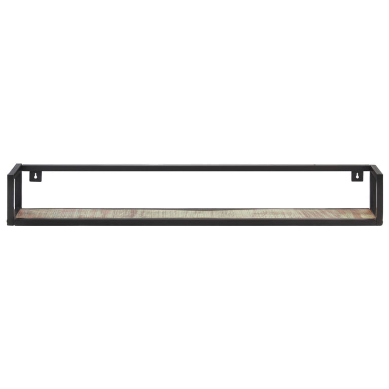 Wandschappen 2 st 120 cm massief gerecycled hout MeubelReus