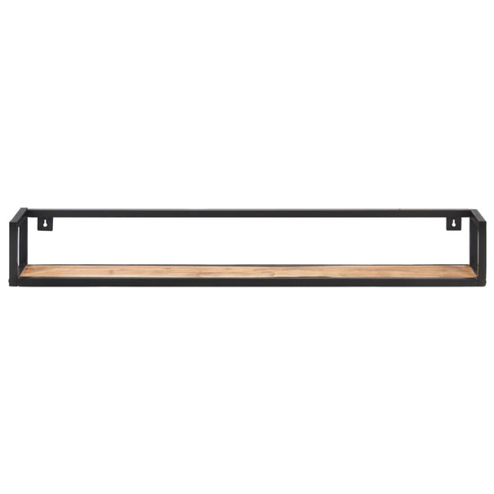 Wandschappen 2 st 120 cm massief acaciahout MeubelReus