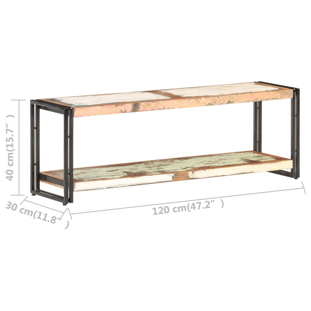 Tv-meubel 120x30x40 cm massief gerecycled hout MeubelReus