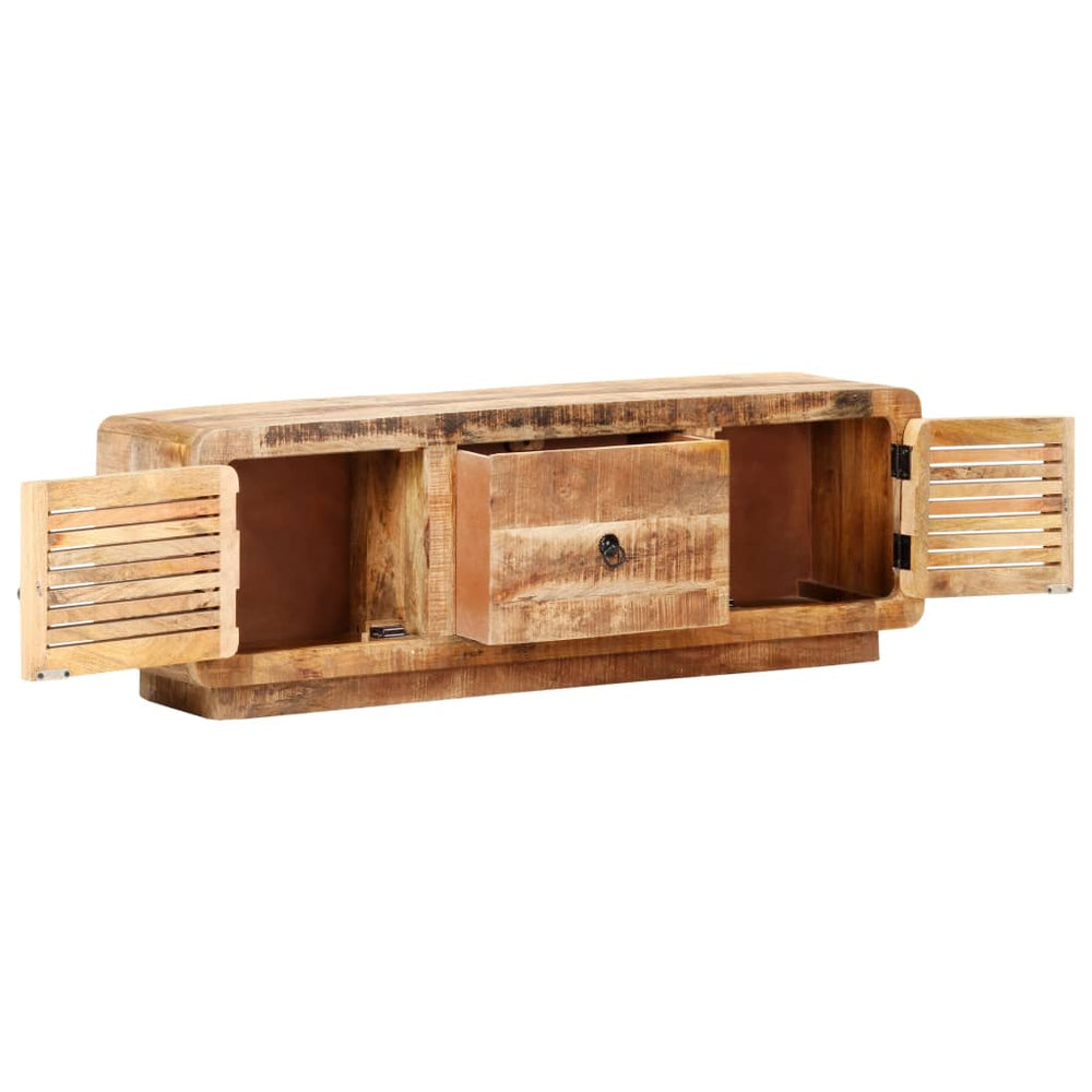 Tv-meubel 120x30x40 cm ruw mangohout MeubelReus