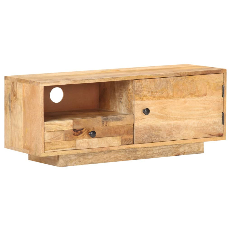 Tv-meubel 90x30x35 cm massief mangohout MeubelReus
