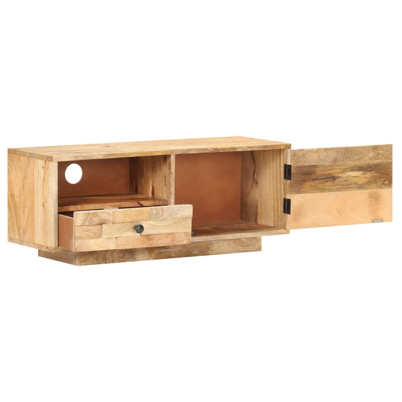 Tv-meubel 90x30x35 cm massief mangohout MeubelReus