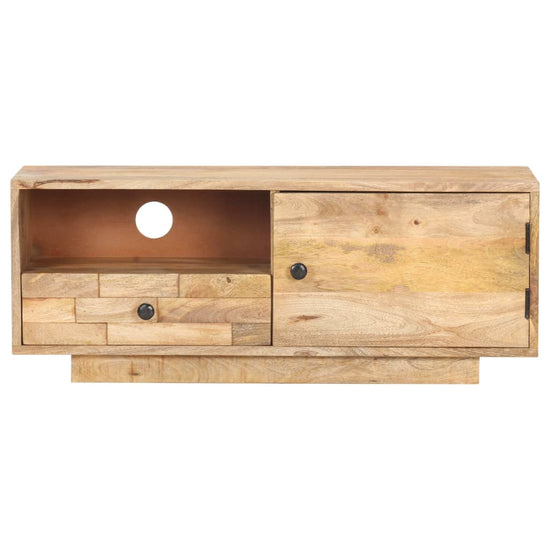Tv-meubel 90x30x35 cm massief mangohout MeubelReus