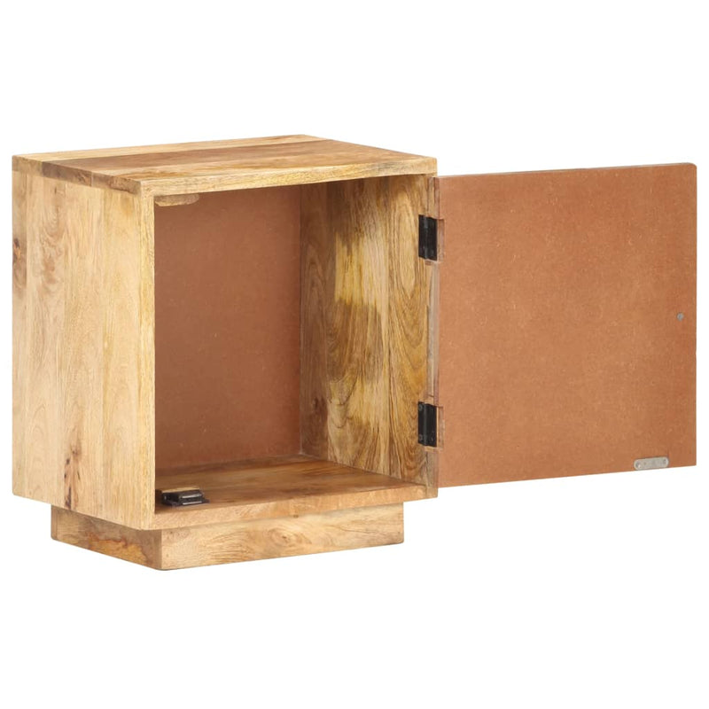 Nachtkastje 40x30x45 cm massief mangohout MeubelReus