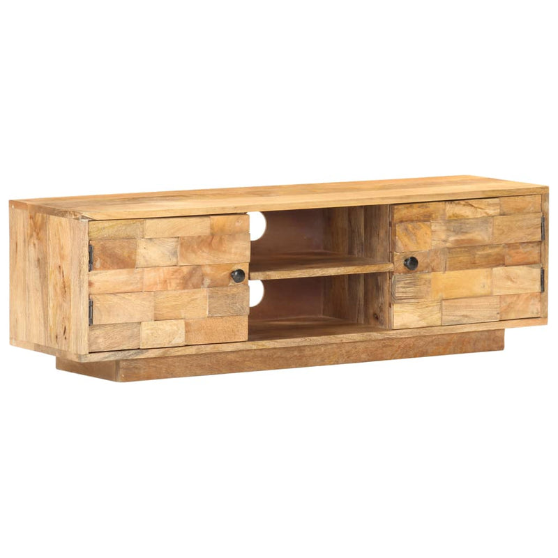 Tv-meubel 116x30x35 cm massief mangohout MeubelReus