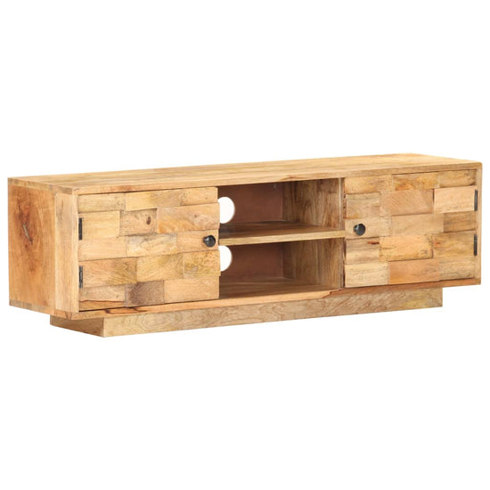 Tv-meubel 116x30x35 cm massief mangohout MeubelReus