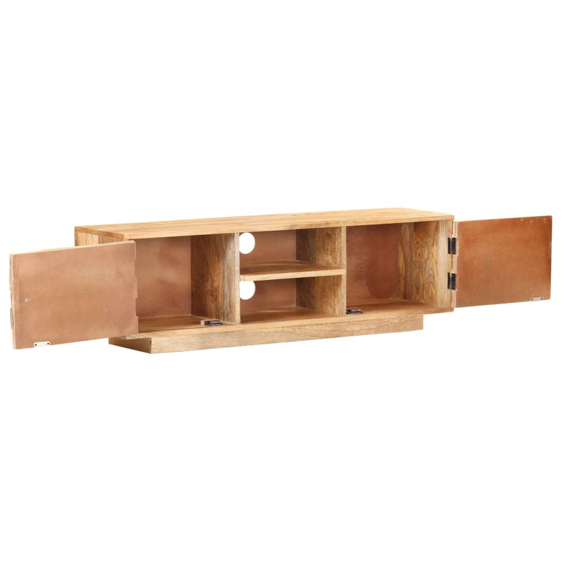 Tv-meubel 116x30x35 cm massief mangohout MeubelReus