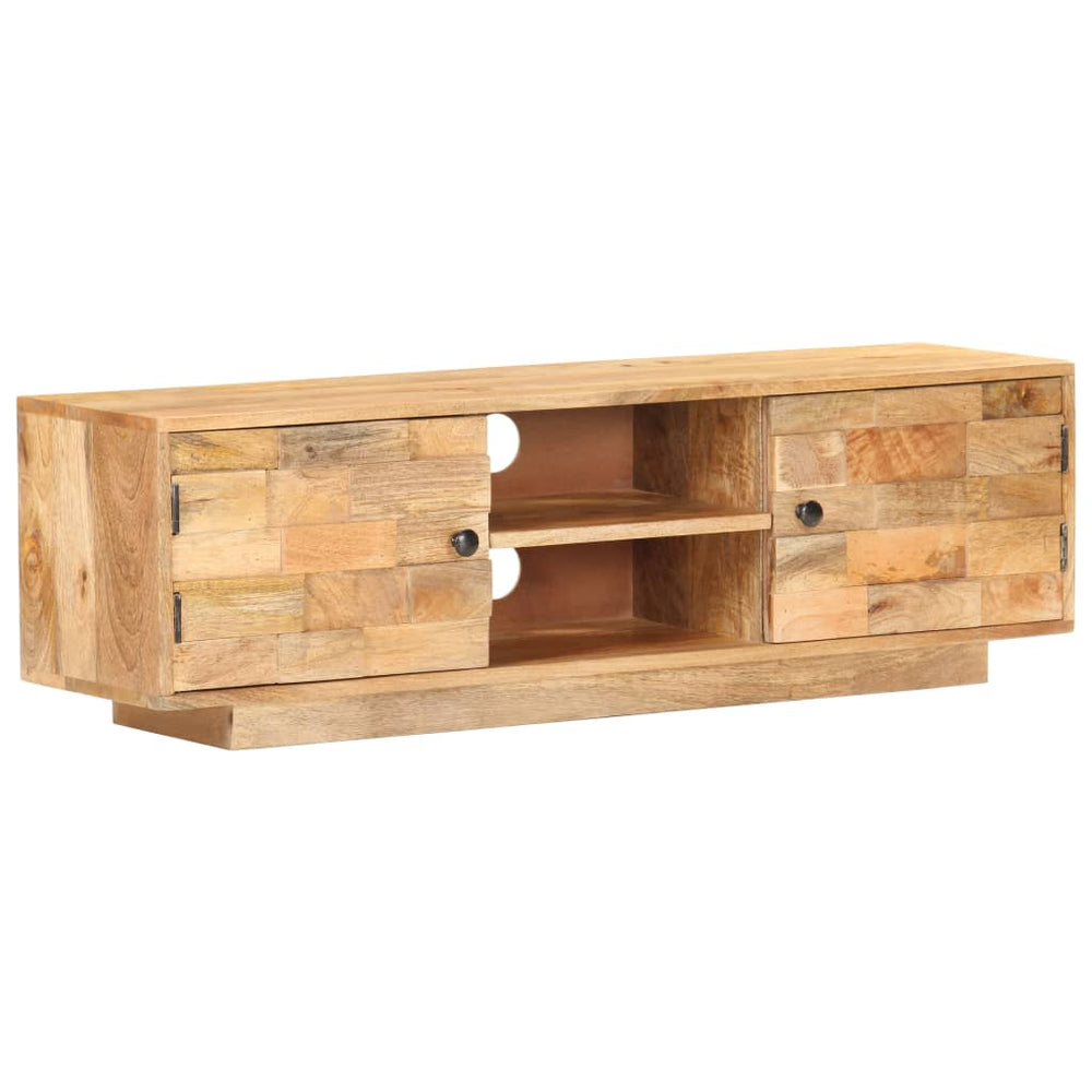 Tv-meubel 116x30x35 cm massief mangohout MeubelReus