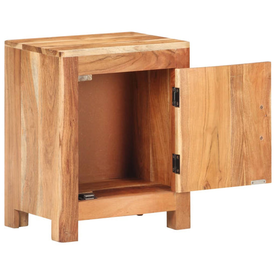 Nachtkastje 40x30x50 cm massief acaciahout MeubelReus